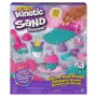 Kinetic Sand Shimmer, yksisarvisen leivontaleikkisetti, 16 oz (Shimmer-turkoosi ja pinkki neon), 8 yksisarvisen työkalua, sensorinen lelu yli 3-vuotiaille lapsille