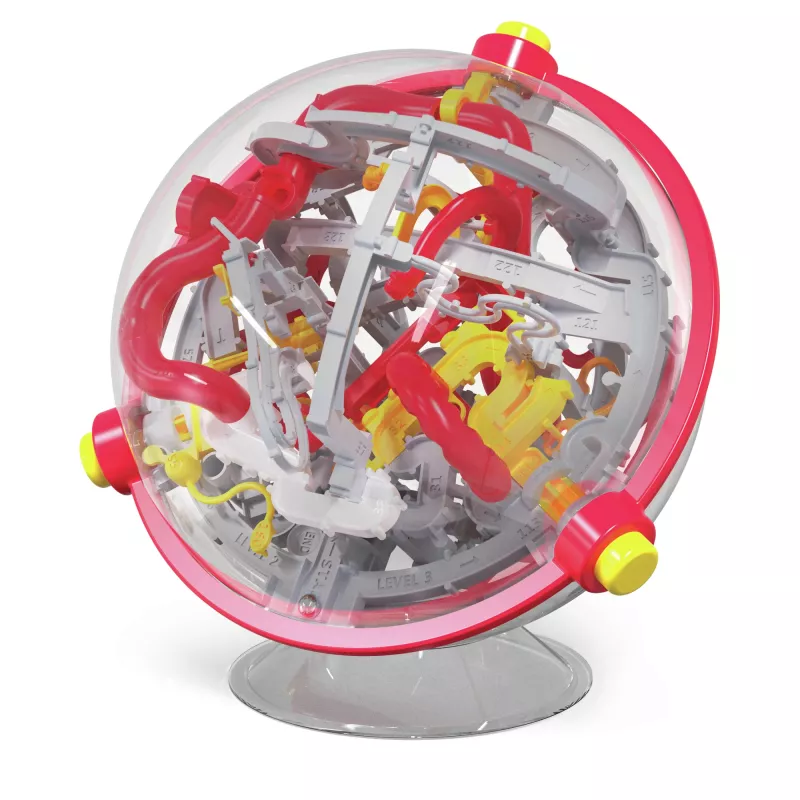 Perplexus Portal -pelit, 3D-pulmapallolabyrintti, näpertelylelu, matkapulmapallo lapsille 150 esteellä, aikuisille ja yli 8-vuotiaille lapsille