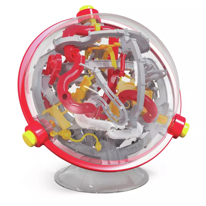 Perplexus Portal -pelit, 3D-pulmapallolabyrintti, näpertelylelu, matkapulmapallo lapsille 150 esteellä, aikuisille ja yli 8-vuotiaille lapsille