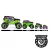Monster Jam, Charged Beasts -sarja, virallinen, Dragon, Octon8er, Jurassic Attack, valetut monsteriautot mittakaavassa 1:64, lelu pojille ja tytöille yli 3-vuotiaille