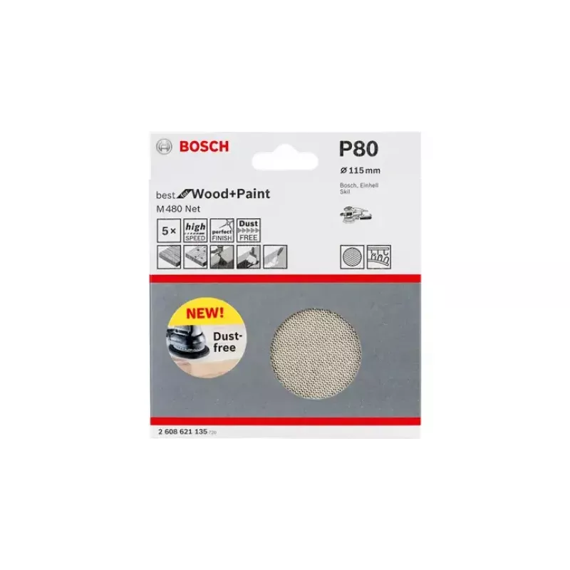 Hiomapaperi Bosch M480 Best for Wood and Paint 2608621166