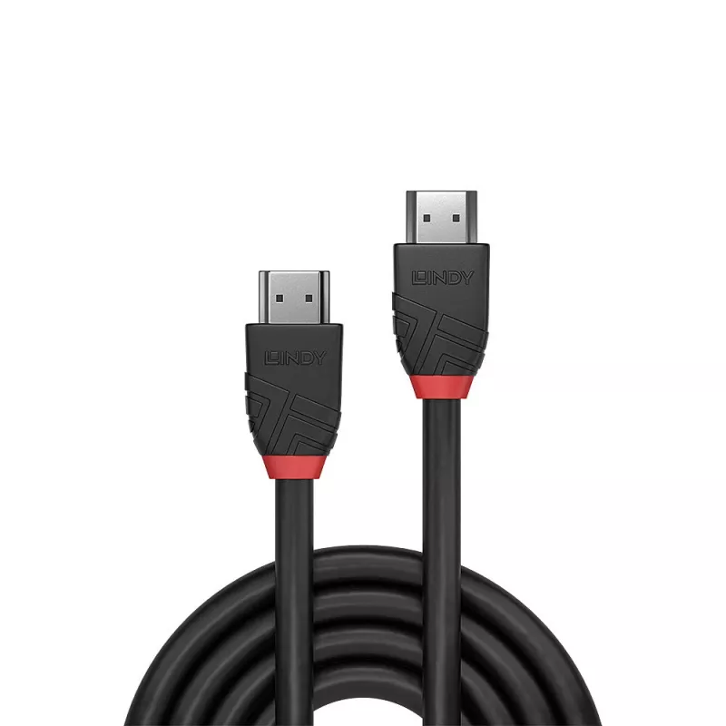 Lindy 15 m Standard HDMI-kaapeli, Black Line, 15 m, HDMI Type-A (standardi), HDMI Type-A (standardi), 10,2 Gbit/s, musta