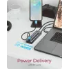USB-keskitin icybox IB-HUB1450-C31 — 10 porttia, USB 3.2