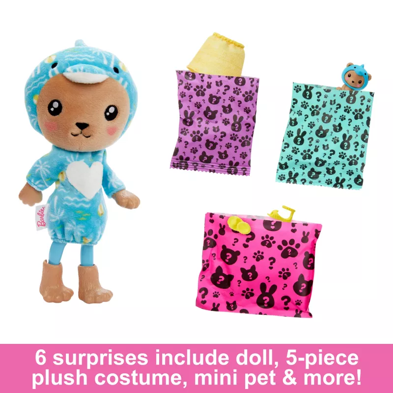 Muotinukke MATTEL Barbie Cutie Reveal nukke monivärinen 139 mm