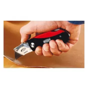 Katkoteräveitsi Bessey DBKPH-EU musta punainen kiinteä terä
