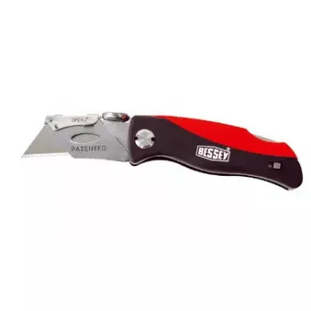 Katkoteräveitsi Bessey DBKPH-EU musta punainen kiinteä terä