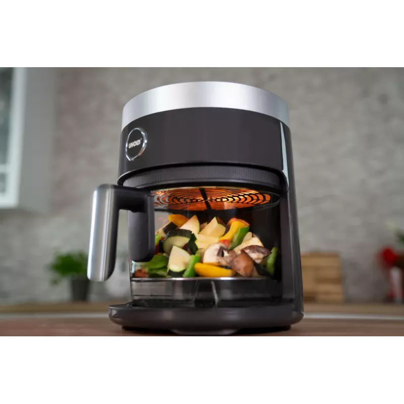 Unold 58695 kuumailmafriteerauskeitin yksittäinen 3,5 L itsenäinen 1200 W musta