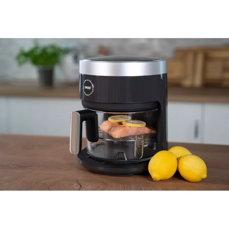 Unold 58695 kuumailmafriteerauskeitin yksittäinen 3,5 L itsenäinen 1200 W musta