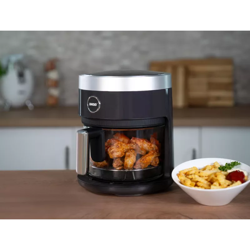 Unold 58695 kuumailmafriteerauskeitin yksittäinen 3,5 L itsenäinen 1200 W musta
