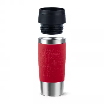 EMSA Travel Mug Classic N2020400 matkamuki 360 ml musta, punainen, ruostumaton teräs