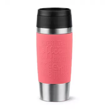 EMSA Travel Mug Classic 360 ml koralli ruostumattomasta teräksestä valmistettu matkamuki