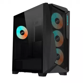 GIGABYTE C301 GLASS Midi Tower musta