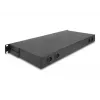 DeLOCK 19 tuuman kuitu-HD-patch-paneeli 1U musta metalli rack-asennus
