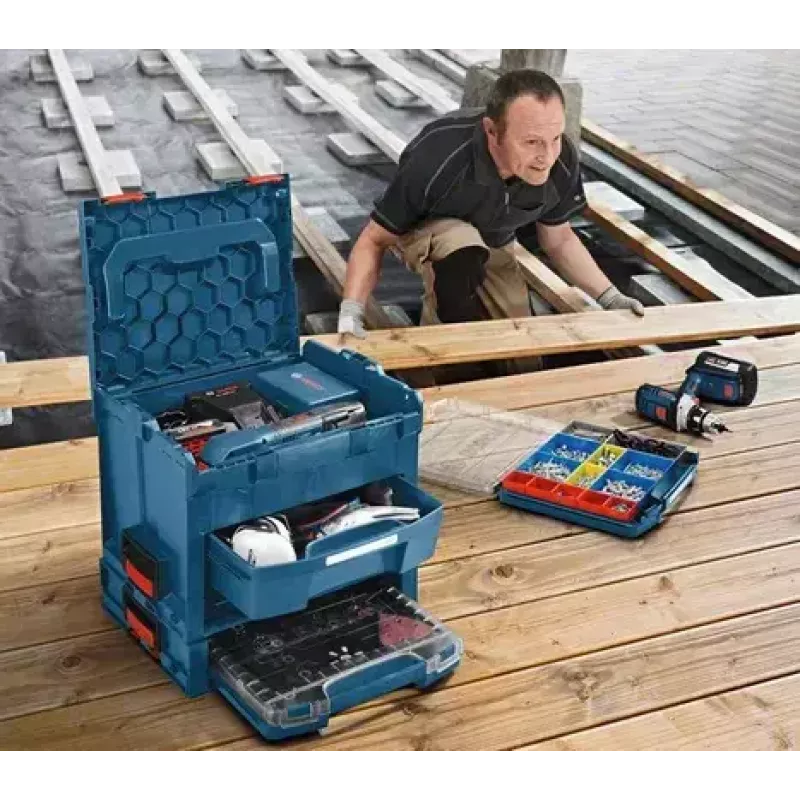 Bosch 1 600 A01 9YY säilytyslaatikko-tarvikkeet musta väliseinä-sarja