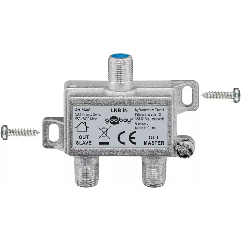 Kaapelisplitteri Goobay SAT Priority Splitter