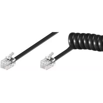 Spiraalikaapeli Goobay puhelinkuuloke 4 m RJ-10 RJ-10