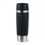 EMSA Travel Mug Waves Grande 500 ml musta, ruostumaton teräs