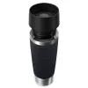 EMSA Travel Mug Waves Grande 500 ml musta, ruostumaton teräs