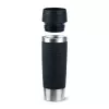 EMSA Travel Mug Waves Grande 500 ml musta, ruostumaton teräs