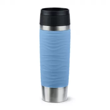 EMSA Travel Mug Waves Grande 500 ml sininen, ruostumaton teräs