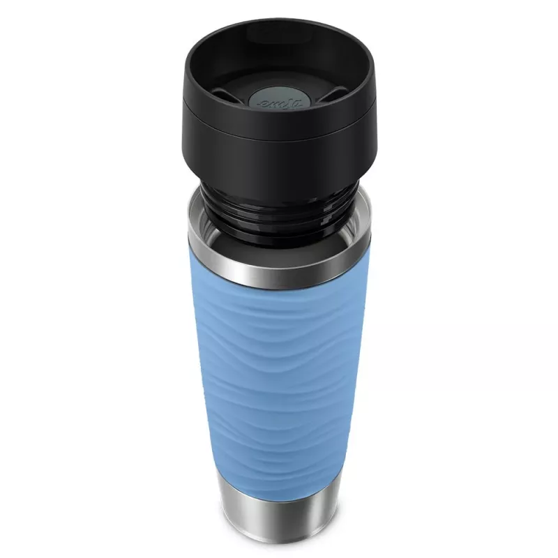 EMSA Travel Mug Waves Grande 500 ml sininen, ruostumaton teräs