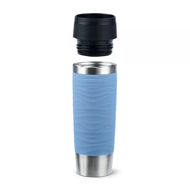 EMSA Travel Mug Waves Grande 500 ml sininen, ruostumaton teräs