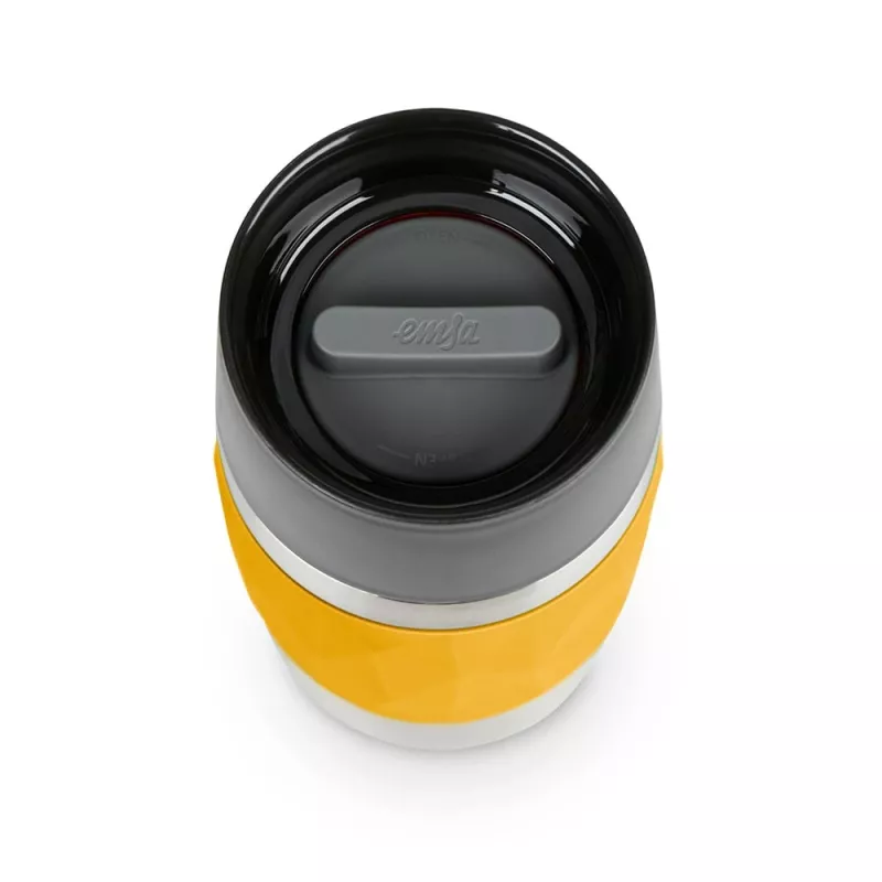 EMSA Travel Mug Compact 300 ml ruostumaton teräs, keltainen