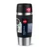 EMSA Travel Mug Waves 360 ml musta ruostumaton teräs matkamuki
