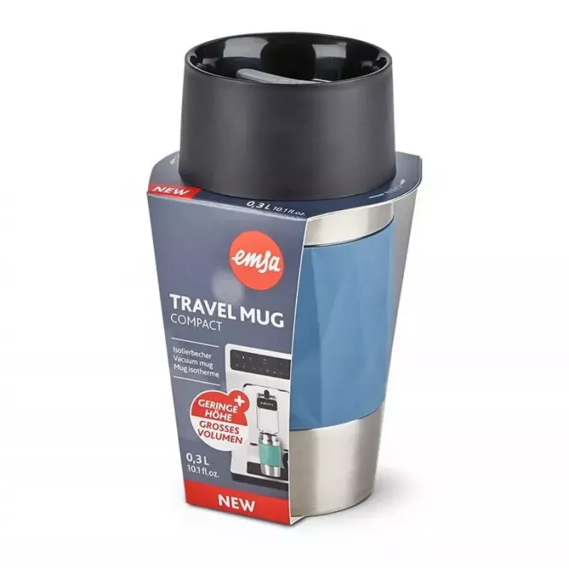 EMSA N21602 0,3 l sininen ruostumattomasta teräksestä valmistettu termosmuki