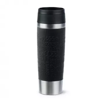 EMSA Travel Mug Classic N2022000 matkamuki 500 ml musta, ruostumaton teräs ruostumaton teräs