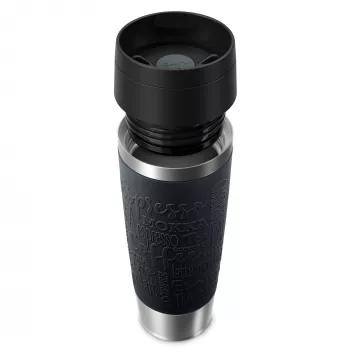 EMSA Travel Mug Classic N2022000 matkamuki 500 ml musta, ruostumaton teräs ruostumaton teräs