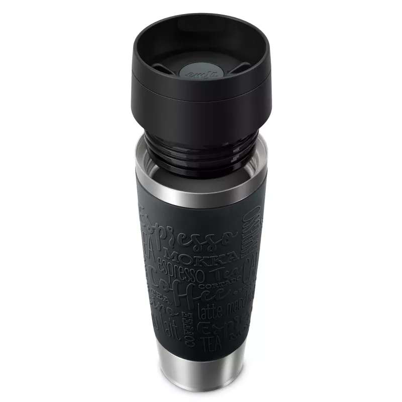 EMSA Travel Mug Classic N2022000 matkamuki 500 ml musta, ruostumaton teräs ruostumaton teräs