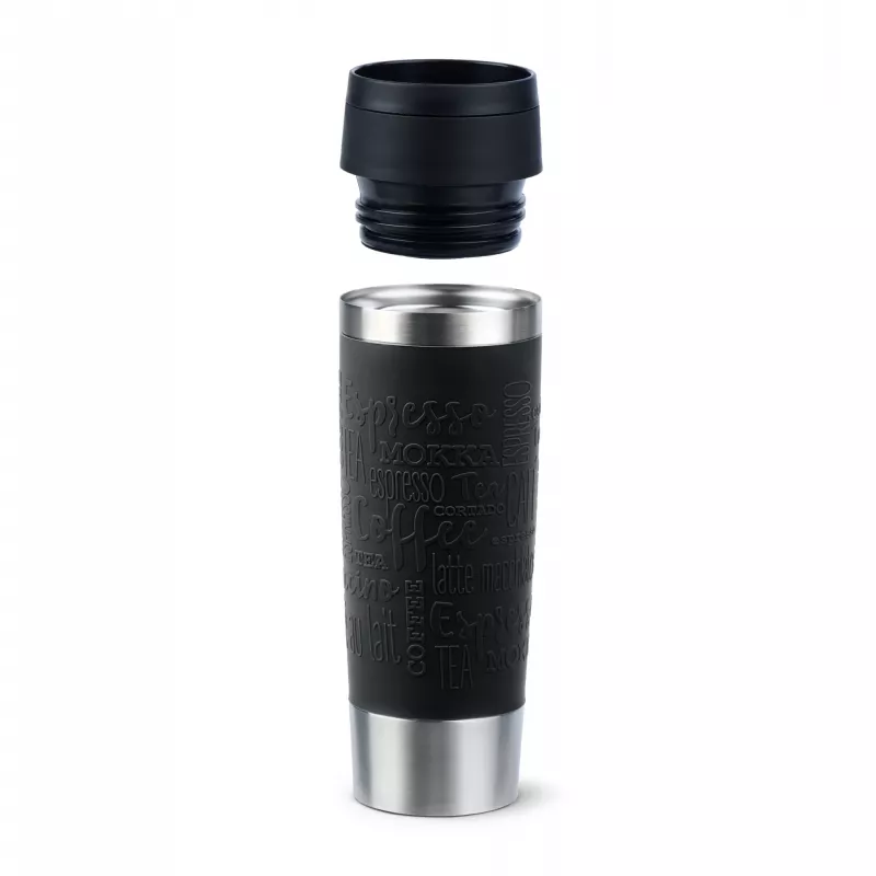 EMSA Travel Mug Classic N2022000 matkamuki 500 ml musta, ruostumaton teräs ruostumaton teräs