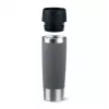 EMSA N2022300 Travel Mug Classic Grande termosmuki, 500 ml, ruostumaton teräs/PP/silikoni, Quick Press -kansi, harmaa