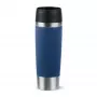 EMSA Travel Mug Classic N2022100 matkamuki 500 ml musta, sininen, ruostumaton teräs ruostumaton teräs