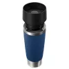EMSA Travel Mug Classic N2022100 matkamuki 500 ml musta, sininen, ruostumaton teräs ruostumaton teräs