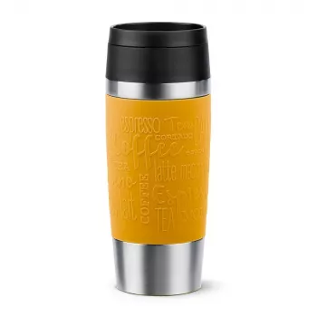 EMSA Travel Mug Classic 360 ml keltainen ruostumaton teräs matkamuki