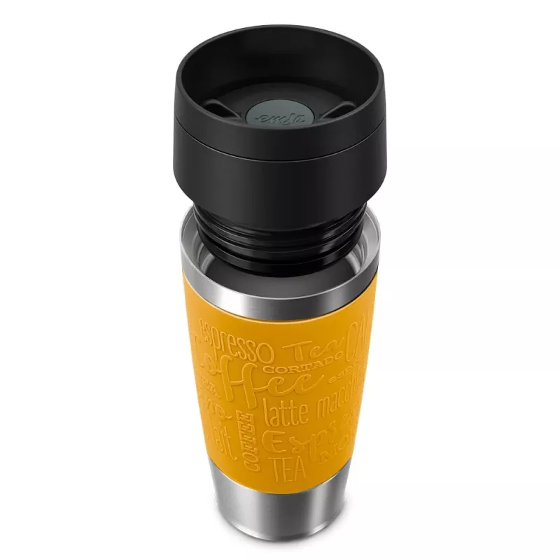 EMSA Travel Mug Classic 360 ml keltainen ruostumaton teräs matkamuki