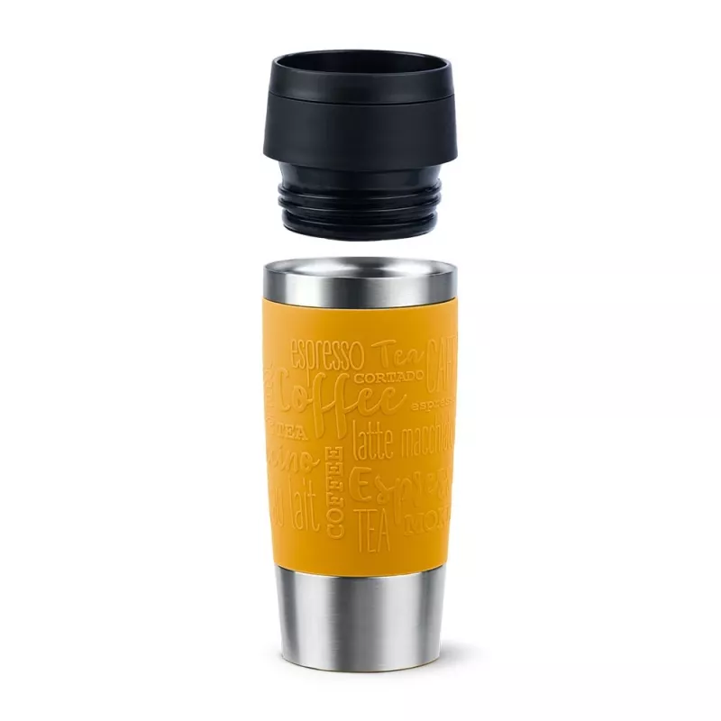 EMSA Travel Mug Classic 360 ml keltainen ruostumaton teräs matkamuki