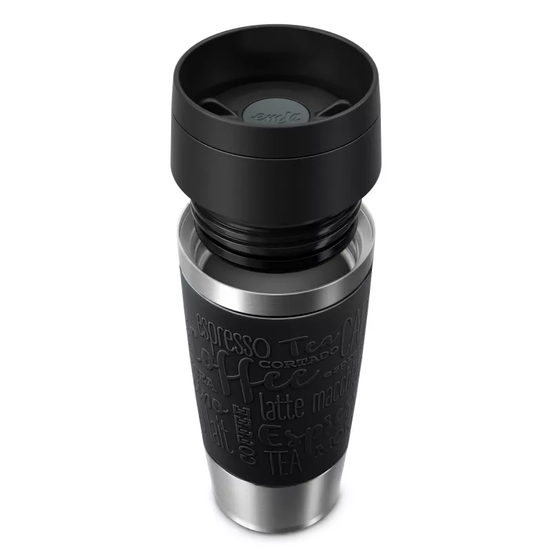EMSA Travel Mug Classic N2020200 matkamuki 360 ml musta, ruostumaton teräs