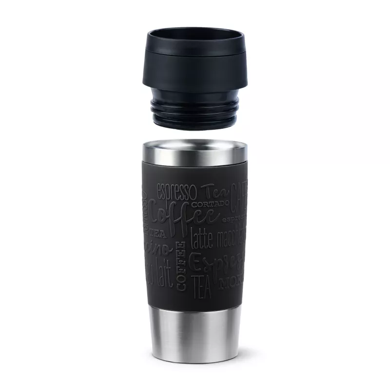 EMSA Travel Mug Classic N2020200 matkamuki 360 ml musta, ruostumaton teräs