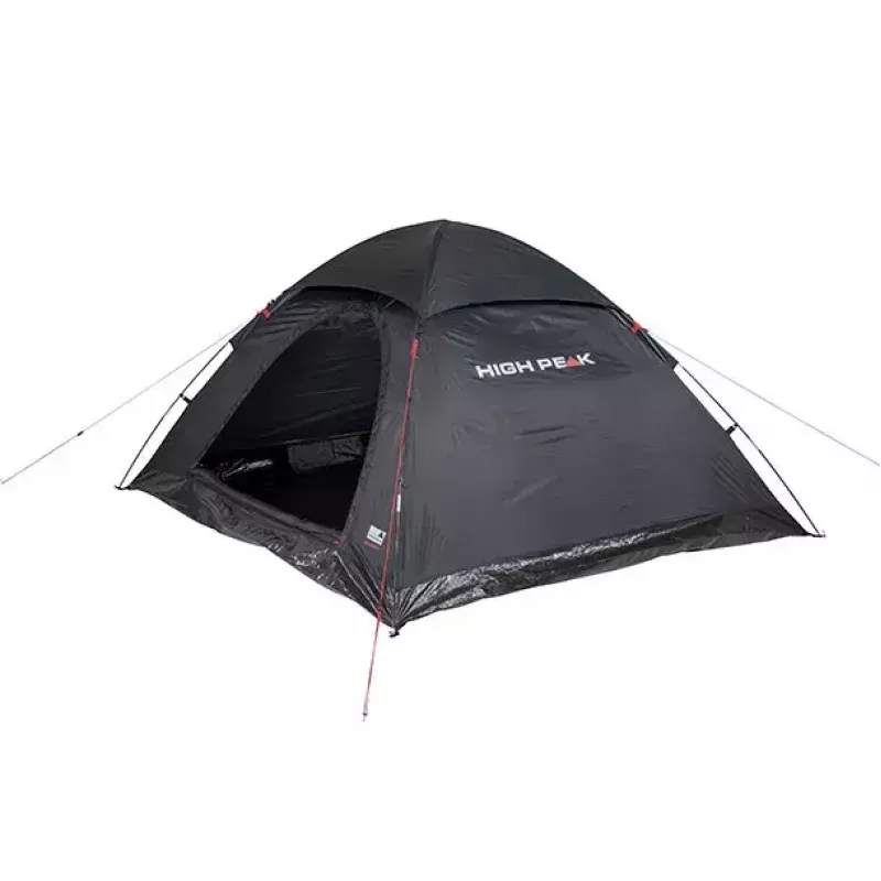 Kupoliteltta High Peak Monodome XL 4 henkilöä musta