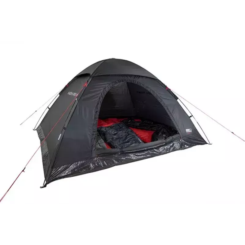 Kupoliteltta High Peak Monodome XL 4 henkilöä musta