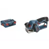 Bosch GHO 12V-20 Professional akkukäyttöinen höylä, 12 V, 56 mm höyläysleveys, ilman akkua ja laturia, L-BOXX-laukussa, sininen/musta