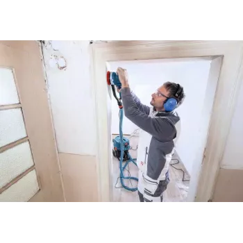 Bosch GET 75-150 Professional epäkeskohiomakone, 750 W, 150 mm, 7300 kierr./min, L-BOXX, musta/sininen