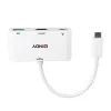 Lindy USB 3.2 Type-C - HDMI -muunnin USB Type-A -portilla ja Power Delivery -tuella