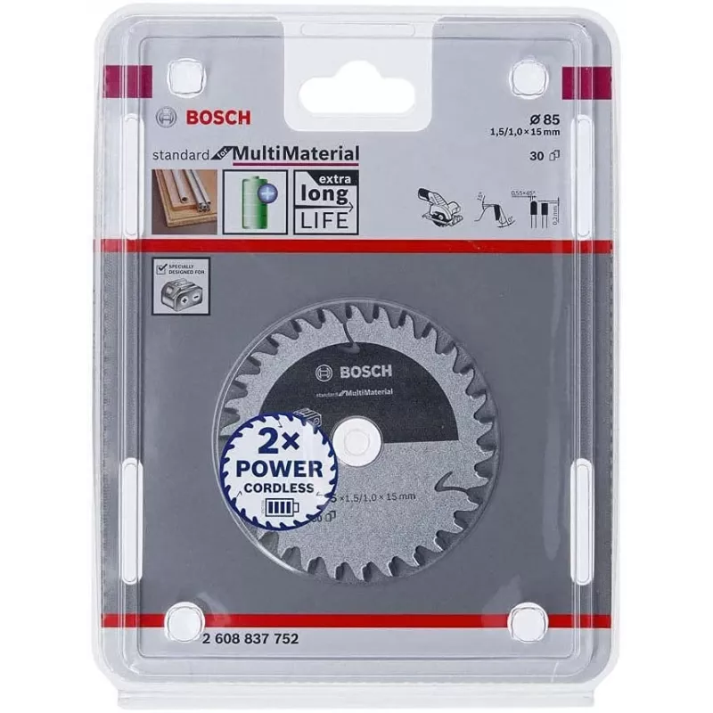 Bosch 2608837752 pyörösahanterä 8,5 cm 1 kpl