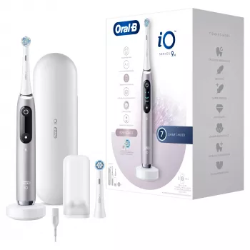 Oral-B iO Series 9n pyörivä-värähtelevä hammasharja aikuisille rose