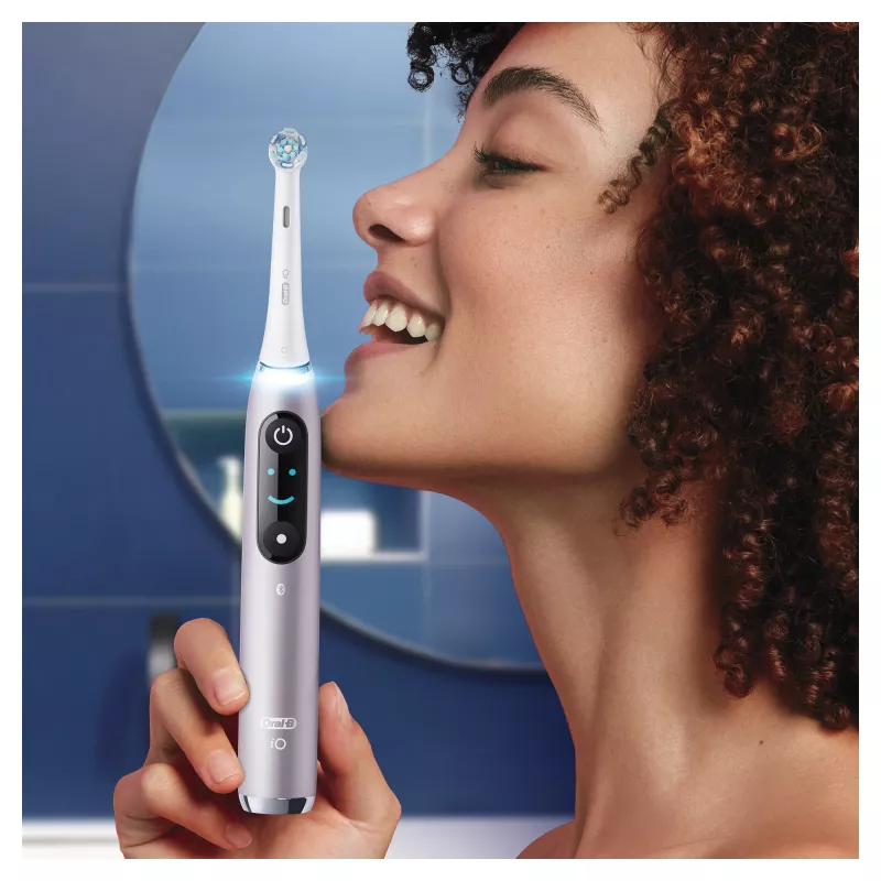 Oral-B iO Series 9n pyörivä-värähtelevä hammasharja aikuisille rose