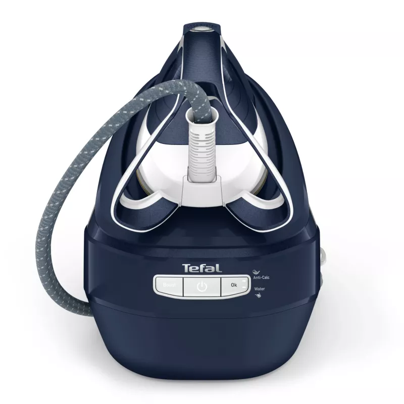 Tefal Pro Express Ultimate II GV9720 höyrygeneraattoriprauta, 3000 W, 1,2 l, Durilium Airglide Autoclean Ultra Thin -pohja, sininen/valkoinen